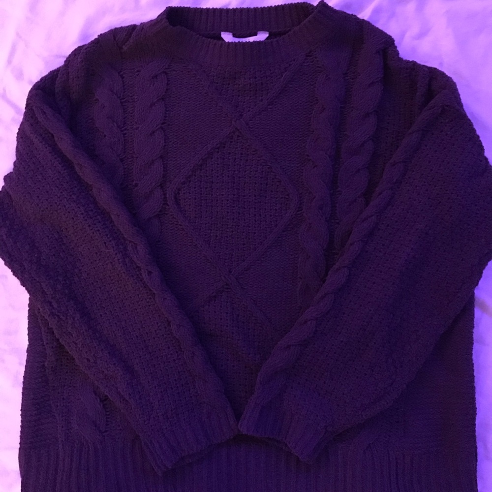 Purple sweater